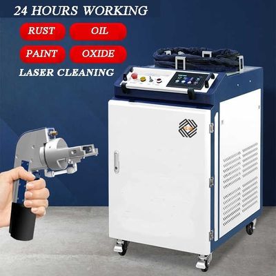 Переносная лазерная очистная машина 1000W 1500W 3000W JPT Волоконный импульс масляной краски лазерный очиститель