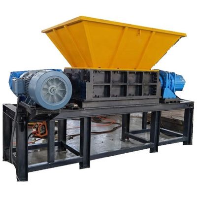 Автоматическое управление вращающийся резчик двойной валы Shredder для резины / труб