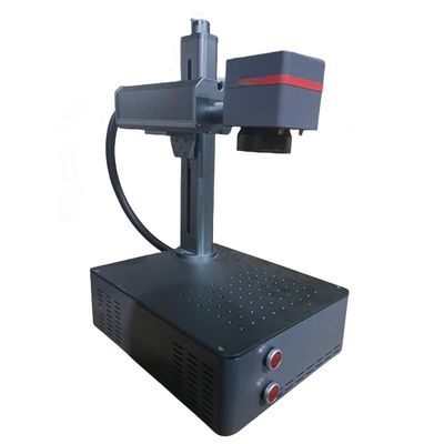 Металловолоконная стальная Raycus 20W 30W 50W Серебряная лазерная маркировочная машина для маркировки логотипа Клавиатура Металл